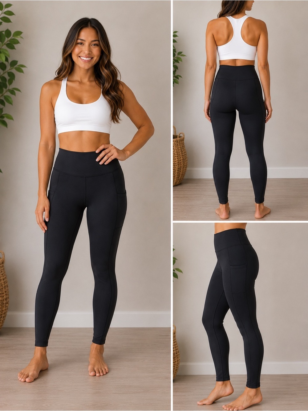 Spyder Black High-Waist Performance Leggings
